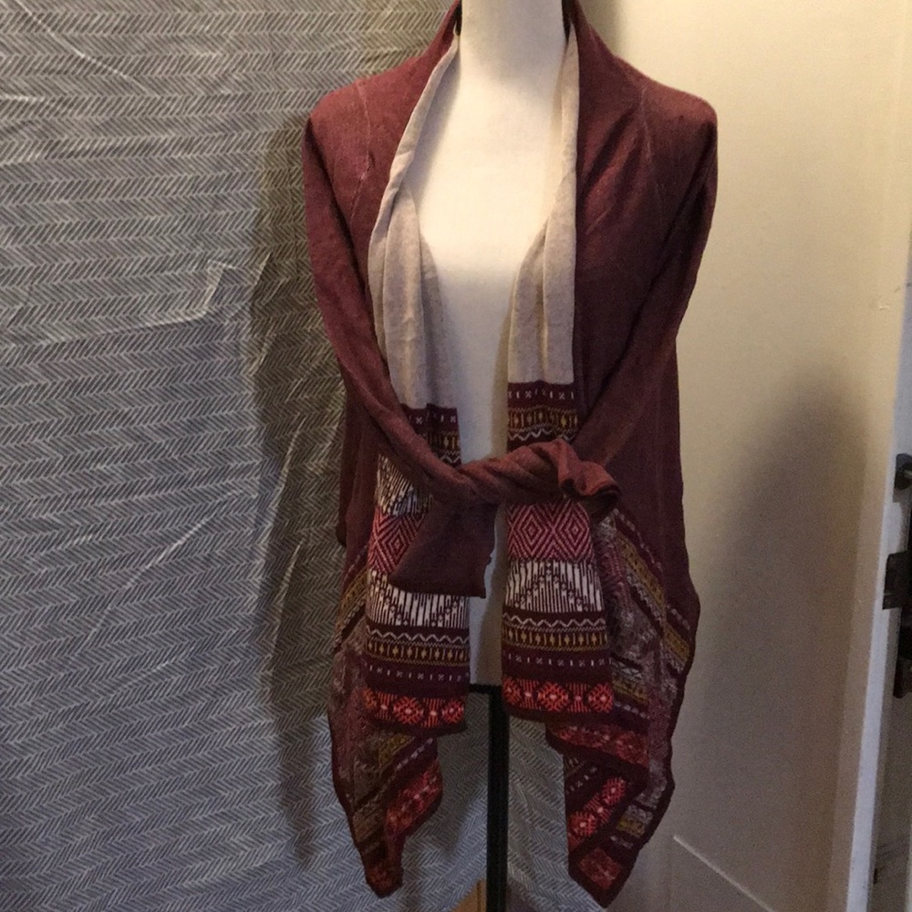 Roxy sweater- maroon